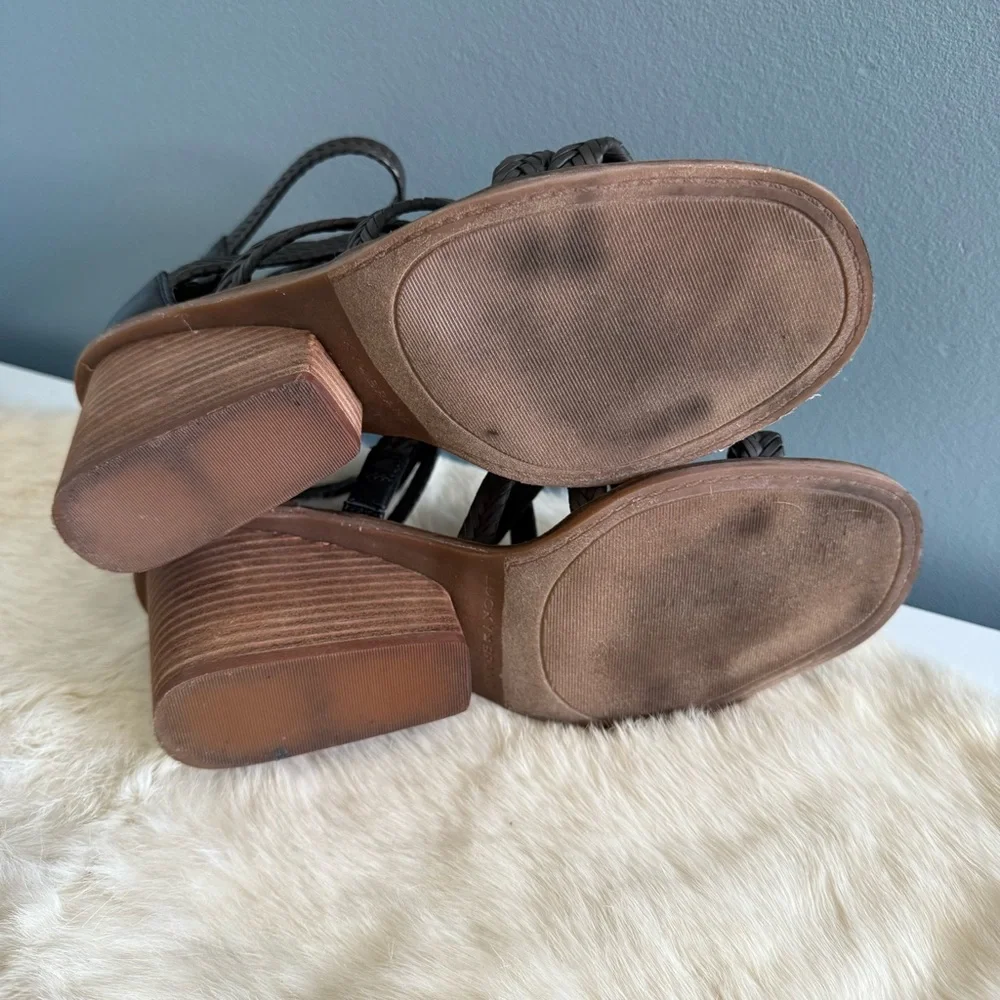 Lucky Brand Lollyi Black Monty Braid Sandal